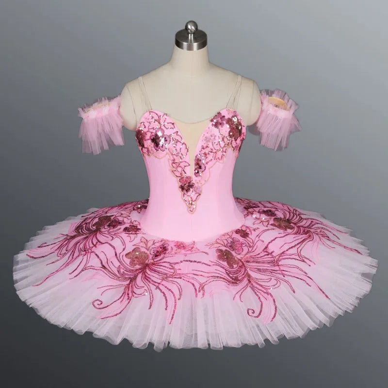 Sequin Ballet Tutu – Swan Lake Stage Performance Dress