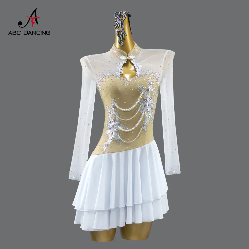 Latin Dance Dress for Girls – Kids Competition Skirt & Samba Practice Wear