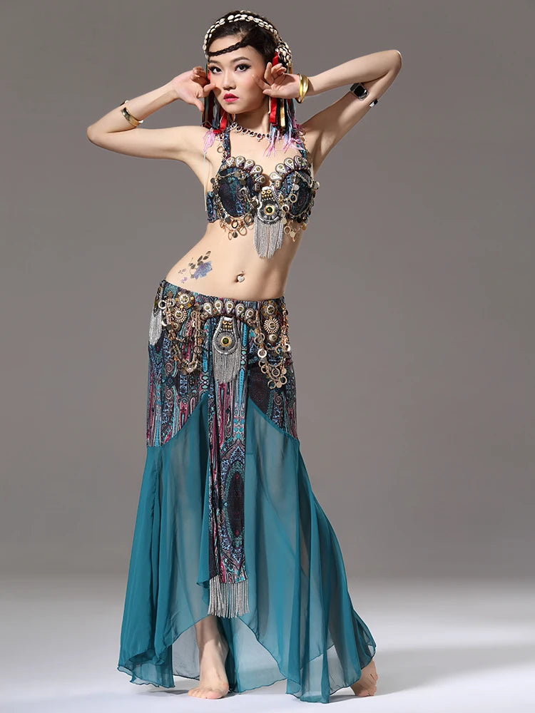 High-End Tribal Belly Dance Costume ATS Exotic Stage Set