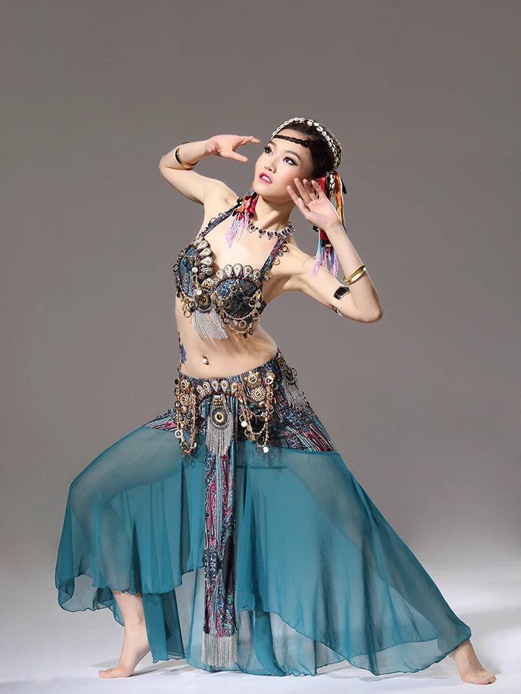 High-End Tribal Belly Dance Costume ATS Exotic Stage Set