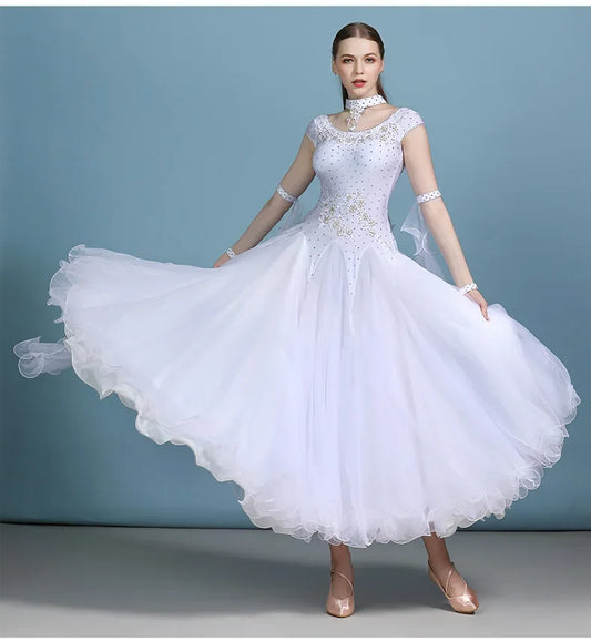 Ballroom Dance Competition Dress – Women’s Waltz & Standard Dance Dress