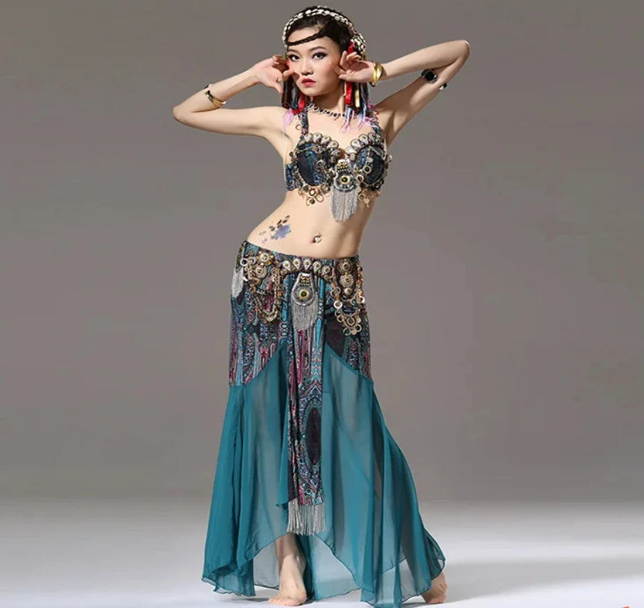 High-End Tribal Belly Dance Costume ATS Exotic Stage Set