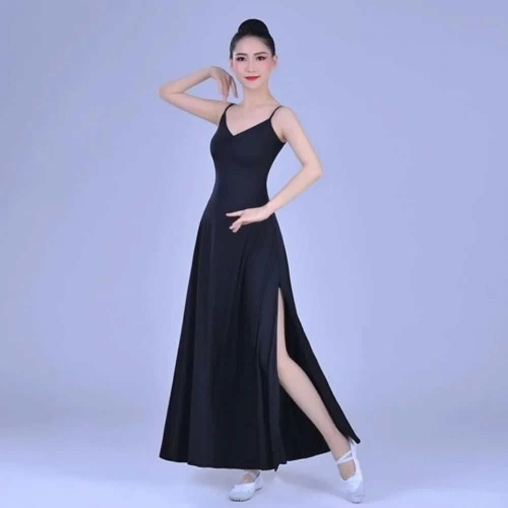 Carmen Modern Ballet Dance Costume – Women’s Long Social Dance Dress