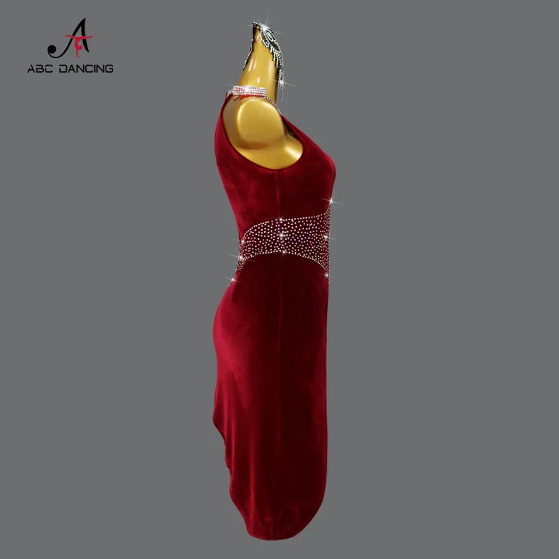 Sexy Latin Dance Dress for Girls – Customized Party & Practice Costume