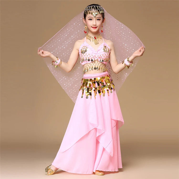 ink Kids Belly Dance Costume Set – Oriental & Indian Dance Outfits