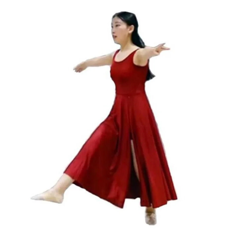 Carmen Modern Ballet Dance Costume – Women’s Long Social Dance Dress