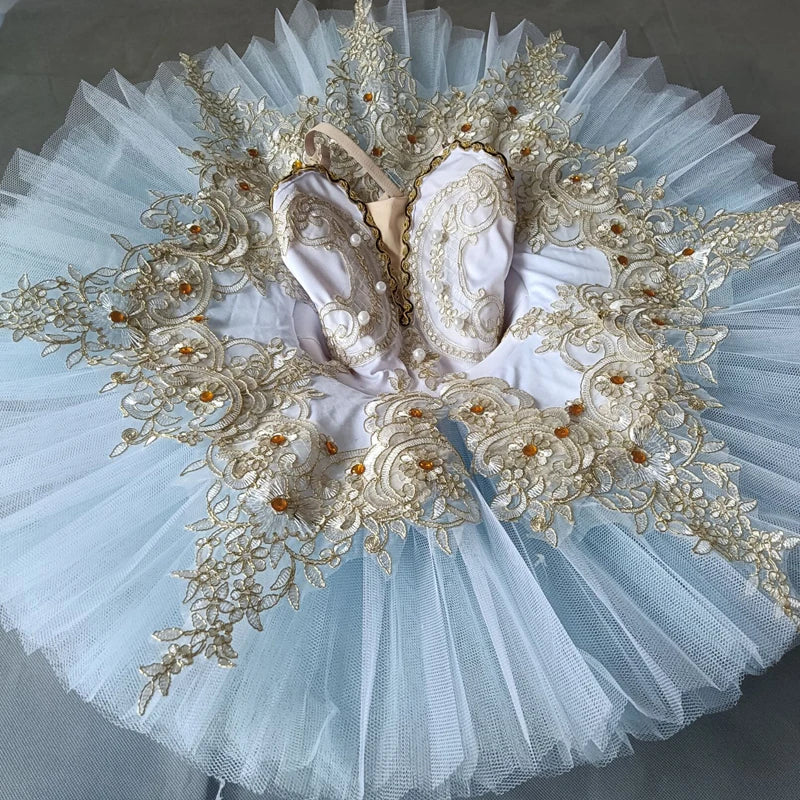 Girls Tutu Ballet Dress – Professional Swan Lake Performance Costume