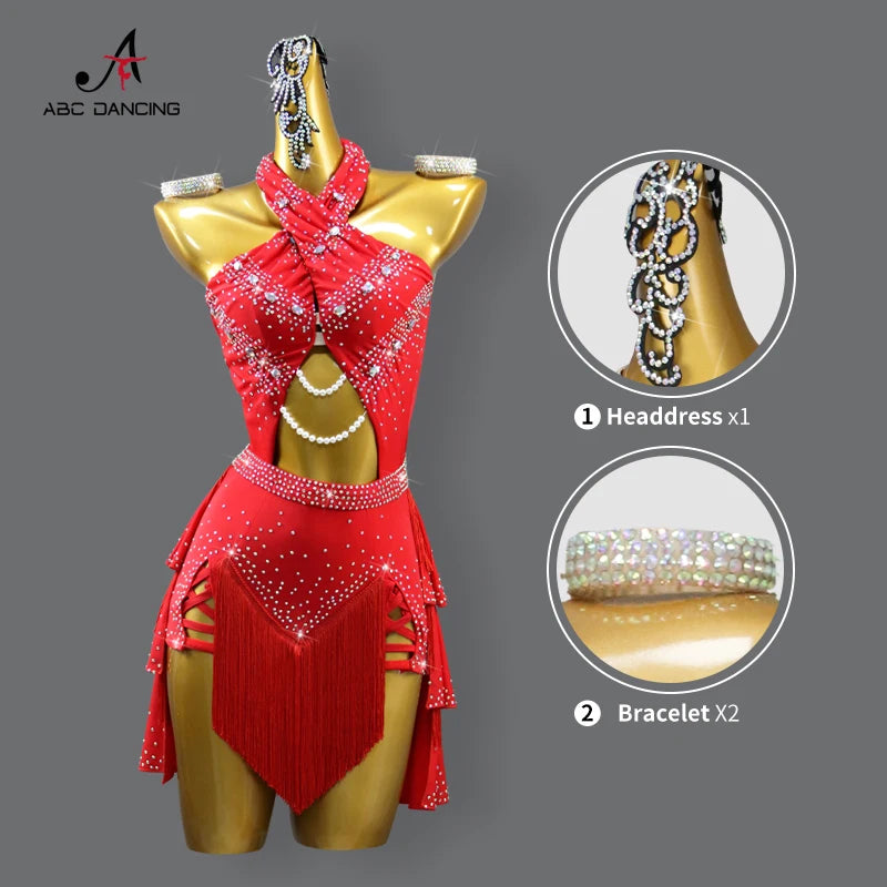 Latin Dance Dress – Practice & Competition Wear for Women & Girls