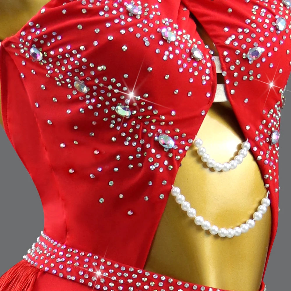 Latin Dance Dress – Practice & Competition Wear for Women & Girls