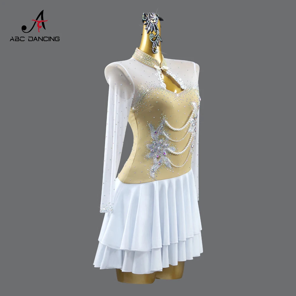 Latin Dance Dress for Girls – Kids Competition Skirt & Samba Practice Wear