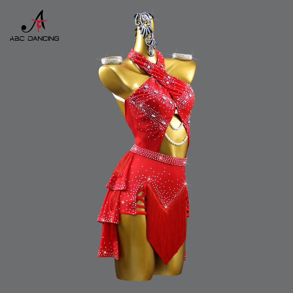 Latin Dance Dress – Practice & Competition Wear for Women & Girls