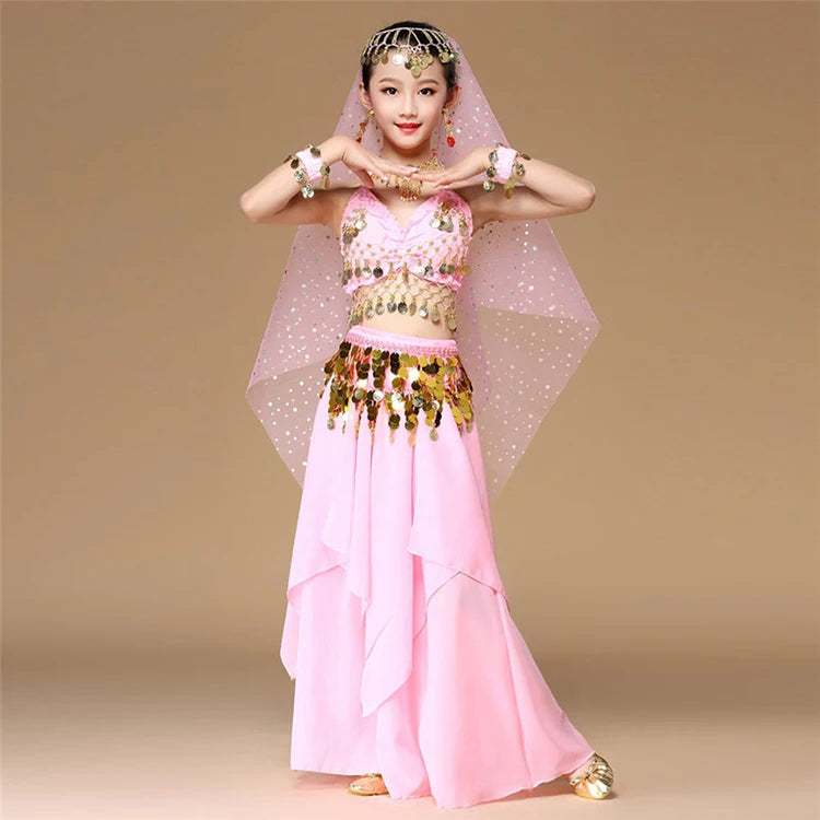 ink Kids Belly Dance Costume Set – Oriental & Indian Dance Outfits