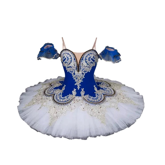 Blue Swan Lake Ballet Dress – Professional Ballet Tutu for Girls & Women