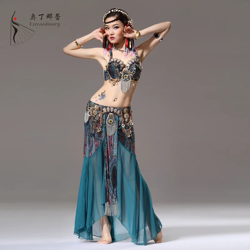 High-End Tribal Belly Dance Costume ATS Exotic Stage Set