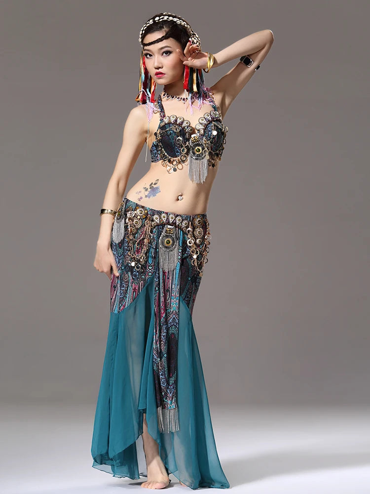 High-End Tribal Belly Dance Costume ATS Exotic Stage Set