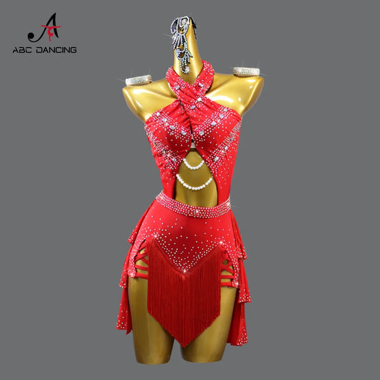 Latin Dance Dress – Practice & Competition Wear for Women & Girls