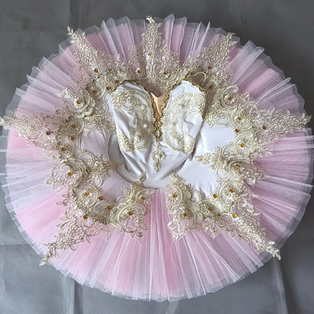 Girls Tutu Ballet Dress – Professional Swan Lake Performance Costume